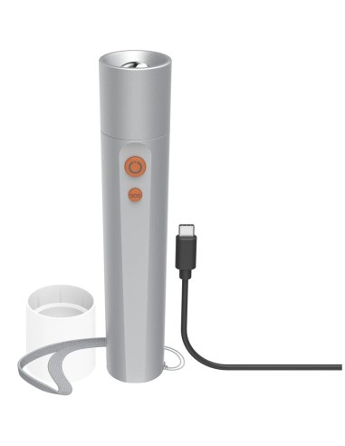 FL350-C Plata Linterna de mano LED