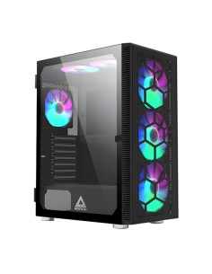 X3 GLASS Midi Tower Negro
