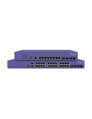 ExtremeSwitching X435 Gestionado Gigabit Ethernet (10/100/1000) Energía sobre Ethernet (PoE) 1U Violeta