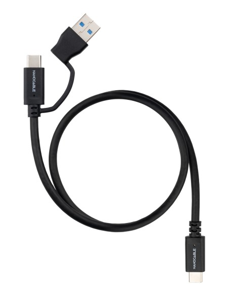 10.01.4802 cable USB USB 3.2 Gen 2 (3.1 Gen 2) 2 m USB A/USB C USB C Negro