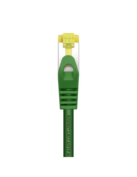 Cable De Red Latiguillo RJ45 LSZH Cat.7 600 MHz S/FTP PIMF AWG26, Verde, 0.5 m