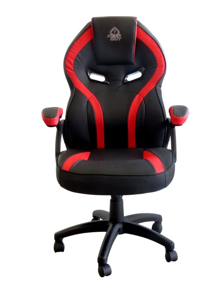XS200 Silla para videojuegos universal Asiento acolchado Negro, Rojo