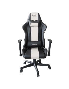XSPRO-RACING Silla para videojuegos universal Asiento acolchado Negro, Blanco