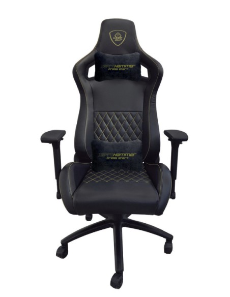 XSPROHAMMER Silla para videojuegos universal Asiento acolchado Negro, Verde