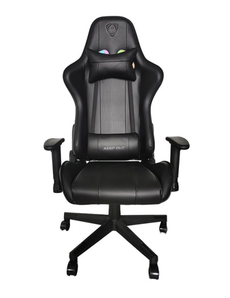 XSRGB-RACING silla para videojuegos Silla para videojuegos universal Asiento acolchado Negro