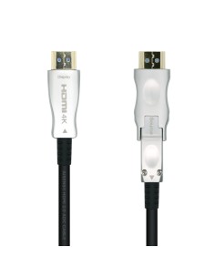 Cable HDMI V2.0 AOC Desmontable Premium Alta Velocidad / HEC 4k@60Hz 4:4:4 18Gbps, A/M-D/A/M, Negro, 40m