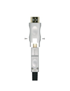 Cable HDMI V2.0 AOC Desmontable Premium Alta Velocidad / HEC 4k@60Hz 4:4:4 18Gbps, A/M-D/A/M, Negro, 40m 2