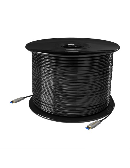 Cable HDMI V2.0 AOC Premium Alta Velocidad / Hec 4K@60Hz 4:4:4 18Gbps, A/M-A/M, Negro, 150m