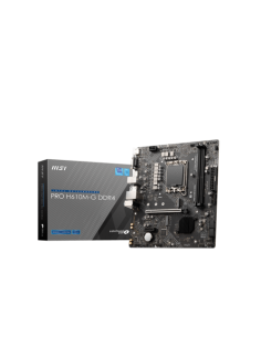 PLACA MSI PRO H610M-G DDR4,INTEL,1700,H610,2DDR4,64,VGA+HDMI+DP,4SATA3+1M.2,2USB2.0,2USB3.2,USB-C,1GBLAN,MATX