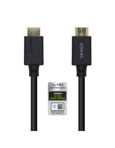 Cable HDMI V2.1 Ultra Alta Velocidad / HEC Certificado 8k@60Hz 48Gbps, A/M-A/M, Negro, 1.0m 2