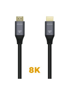 Cable HDMI V2.1 Ultra Alta Velocidad / HEC 8k@60Hz 48Gbps, A/M-A/M, Gris/Negro, 1.5m 2