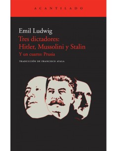 Tres dictadores Hitler Mussolini y Stalin