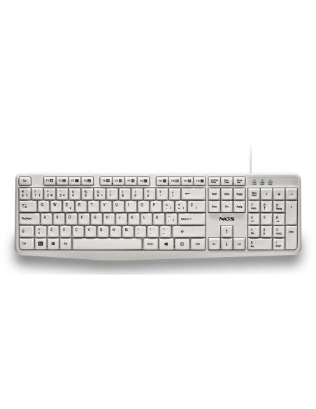 HERITAGE teclado Universal USB QWERTY Español Blanco