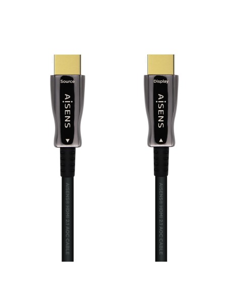 Cable HDMI V2.1 AOC Ultra Alta Velocidad / HEC 8k@60Hz 4k@120Hz 4:4:4 48Gbps, A/M-A/M, Negro, 25m
