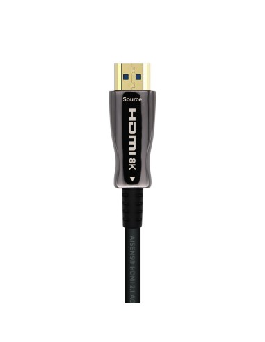 Cable HDMI V2.1 AOC Ultra Alta Velocidad / HEC 8k@60Hz 4k@120Hz 4:4:4 48Gbps, A/M-A/M, Negro, 50m