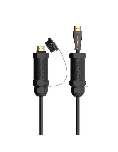 Cable HDMI V2.1 AOC con Armadura Ultra Alta Velocidad / Hec 8K@60Hz 4K@120Hz 4:4:4 48Gbps, A/M-A/M, Negro, 20M