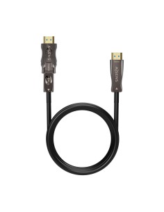 Cable Hdmi V2.1 AOC Desmontable Ultra Alta Velocidad / Hec 8K@60Hz 4K@120Hz 4:4:4 48Gbps, A/M-D/A/M, Negro, 20M 2