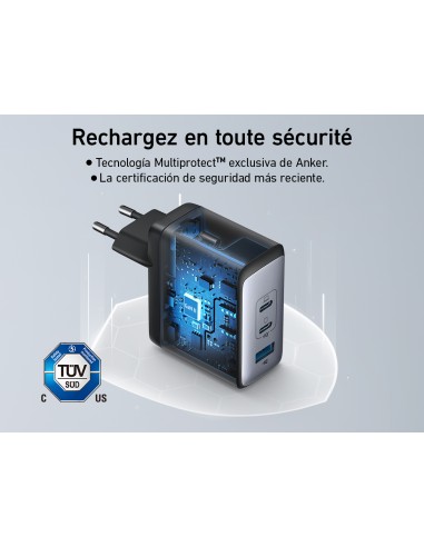 Powerport 736 Nano II Universal Negro Corriente alterna Carga rápida Interior