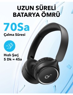 H30I Auriculares Inalámbrico Diadema Llamadas/Música USB Tipo C Bluetooth Negro 2
