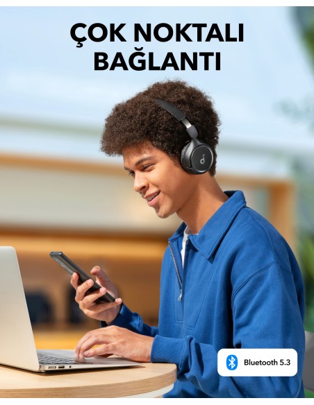 H30I Auriculares Inalámbrico Diadema Llamadas/Música USB Tipo C Bluetooth Negro