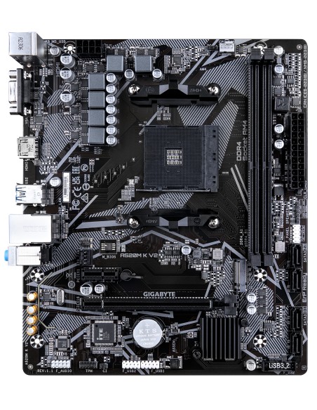 A520M K V2 placa base AMD A520 Zócalo AM4 micro ATX