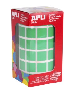 12478 etiqueta autoadhesiva Plaza Permanente Verde