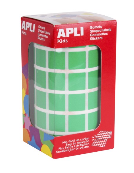 12478 etiqueta autoadhesiva Plaza Permanente Verde