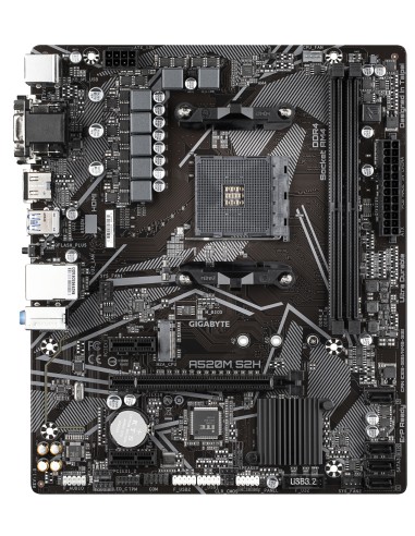 A520M S2H placa base AMD A520 Zócalo AM4 micro ATX