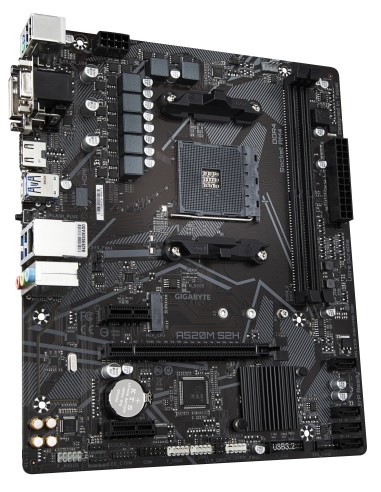A520M S2H placa base AMD A520 Zócalo AM4 micro ATX