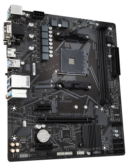 A520M S2H placa base AMD A520 Zócalo AM4 micro ATX