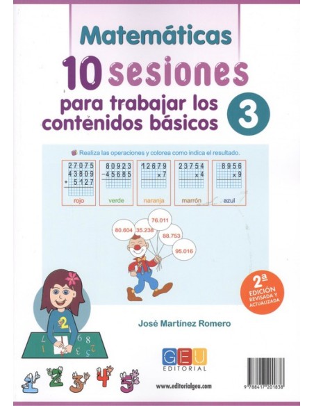 10 sesiones para trabajar los contenidos basicos Cuaderno 3