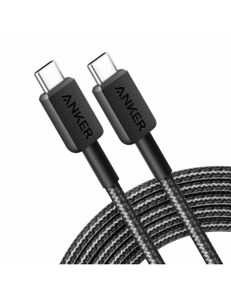 322 cable USB 0,9 m USB C Negro