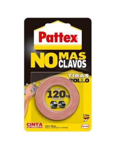 CINTA DOBLE CARA PATTEX NO CLAVOS 1,5m