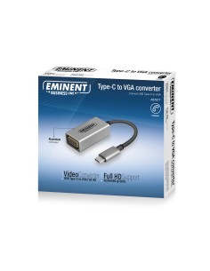 AB7871 Adaptador gráfico USB 1920 x 1080 Pixeles Aluminio, Negro 2