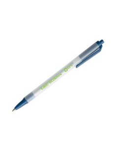 BOLIGRAFO ECO ROUNDSTIC RECICLADO TRAZO 0,4 MM. EN COLOR AZUL BIC