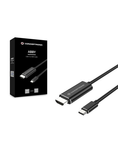 ABBY04B adaptador de cable de vídeo 2 m USB Tipo C HDMI