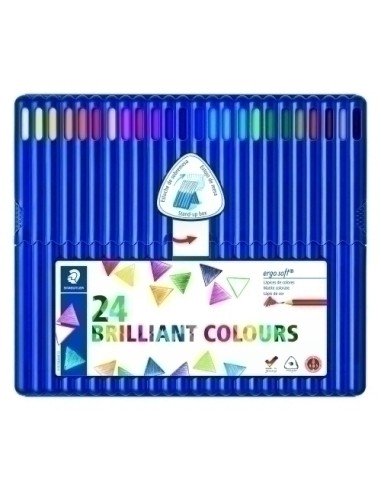 LAPICES COLOR STAEDT.157 ERGOSOFT BOX 24