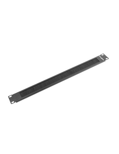 AK-1101-B accesorio de bastidor Panel pasacables con cepillo