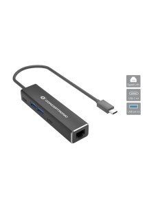 ABBY13B base para portátil y replicador de puertos Alámbrico USB 3.2 Gen 1 (3.1 Gen 1) Type-C Gris 2