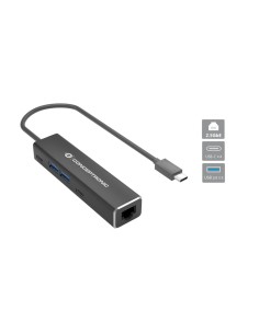 ABBY14B base para portátil y replicador de puertos Alámbrico USB 3.2 Gen 1 (3.1 Gen 1) Type-C Gris 2