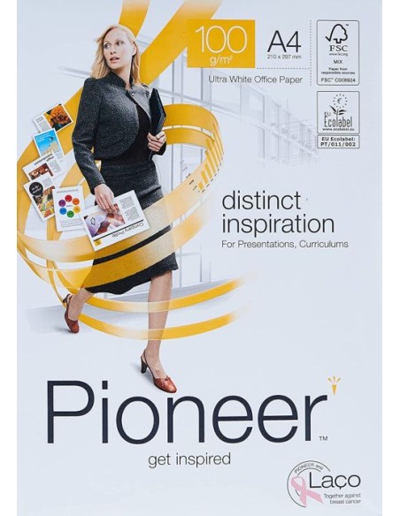 C 10 paquete 250 hojas a4 100g pioneer