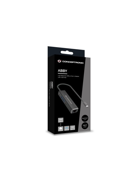 ABBY14B base para portátil y replicador de puertos Alámbrico USB 3.2 Gen 1 (3.1 Gen 1) Type-C Gris
