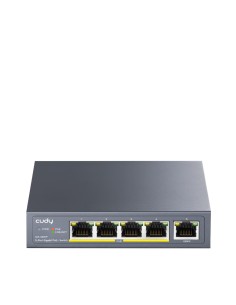 GS1005P switch Gigabit Ethernet (10/100/1000) Energía sobre Ethernet (PoE) Gris