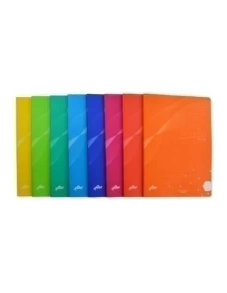 LIBRETA OLEF PP A5+ 48h LISO 90g COL.(8) - Pack de 6 unidades