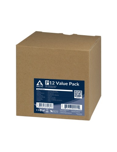 P12 Value Pack Carcasa del ordenador Ventilador 12 cm Negro