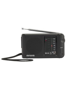 RS-44 radio Portátil Analógica Negro