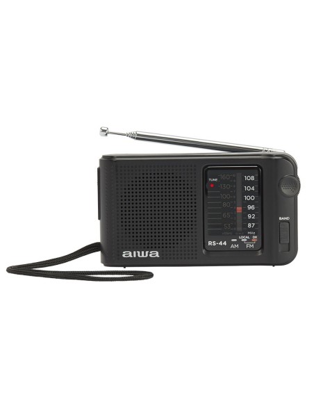 RS-44 radio Portátil Analógica Negro