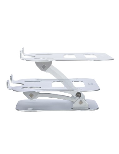 Soporte Ergonómico de Ordenador para Sobremesa - Base Soporte Ergonómico para Portátil de Altura Ajustable - Aluminio - Portáti