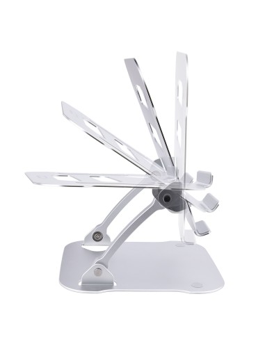 Soporte Ergonómico de Ordenador para Sobremesa - Base Soporte Ergonómico para Portátil de Altura Ajustable - Aluminio - Portáti