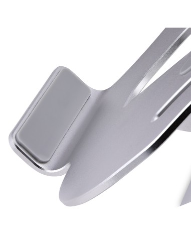 Soporte Ergonómico de Ordenador para Sobremesa - Base Soporte Ergonómico para Portátil de Altura Ajustable - Aluminio - Portáti